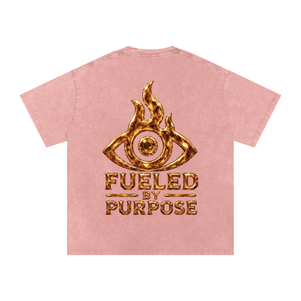 F.I.T.E Snow Washed Oversized Cotton T-Shirt(topaz)