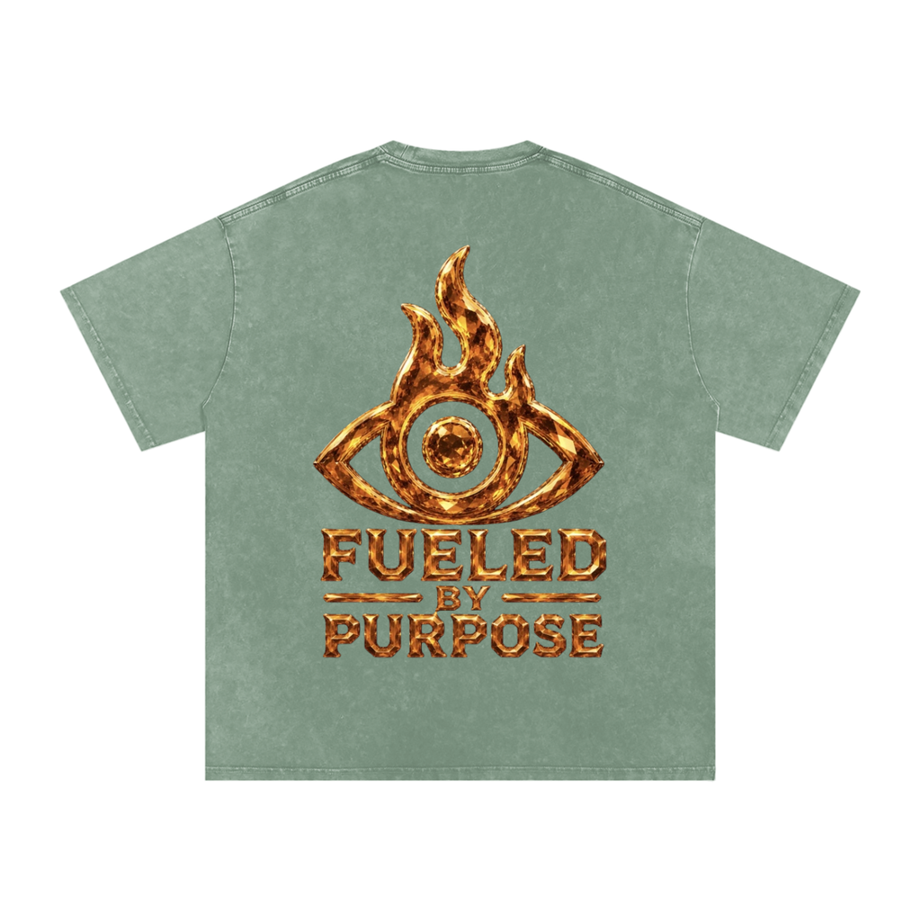 F.I.T.E Snow Washed Oversized Cotton T-Shirt(topaz)