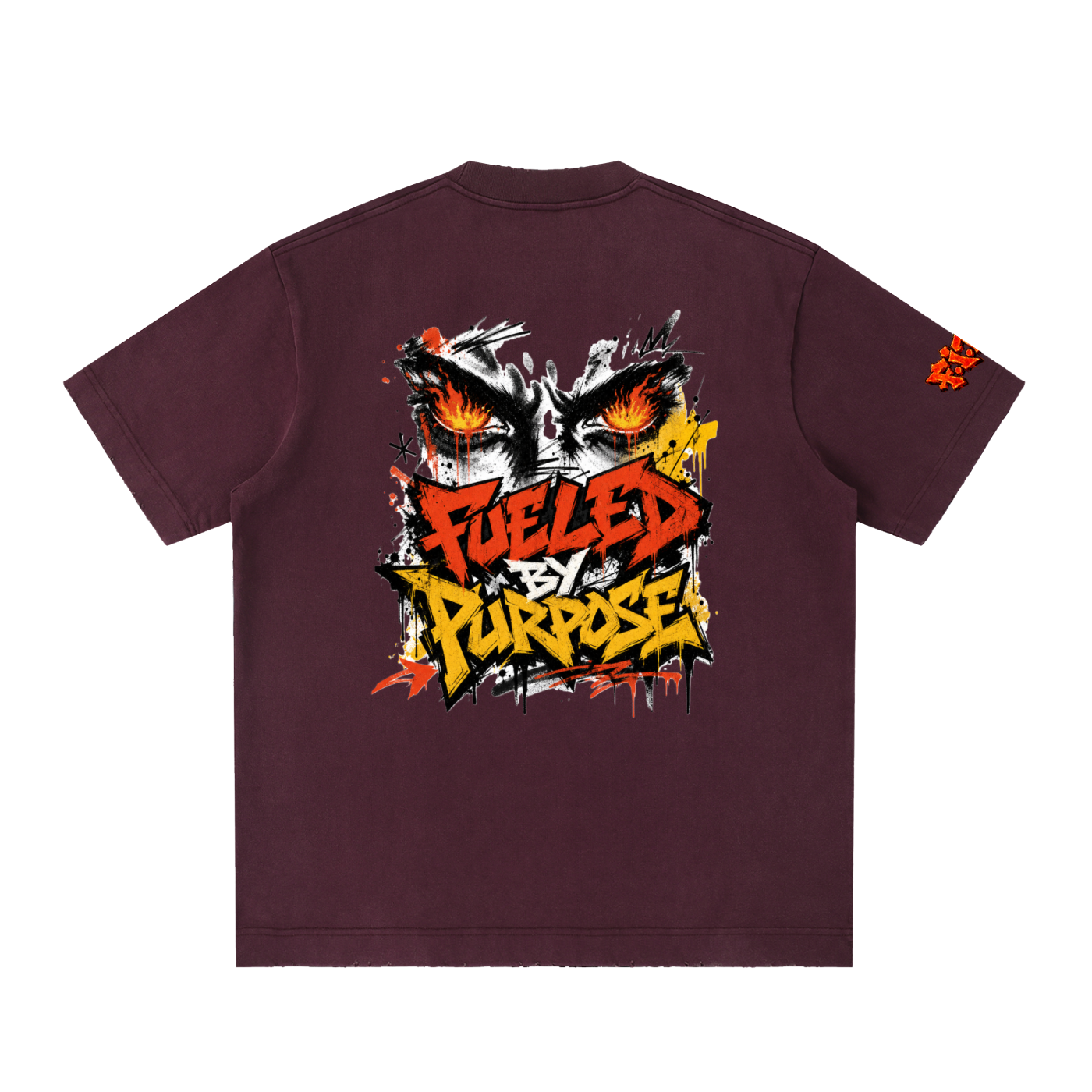 F.I.T.E Heavyweight Vintage Washed Frayed T-Shirt
