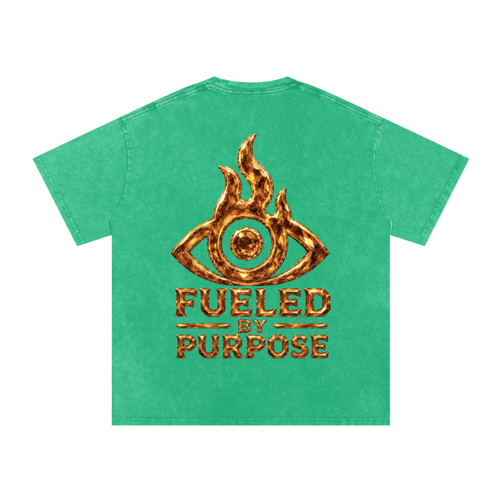 F.I.T.E Snow Washed Oversized Cotton T-Shirt(topaz)