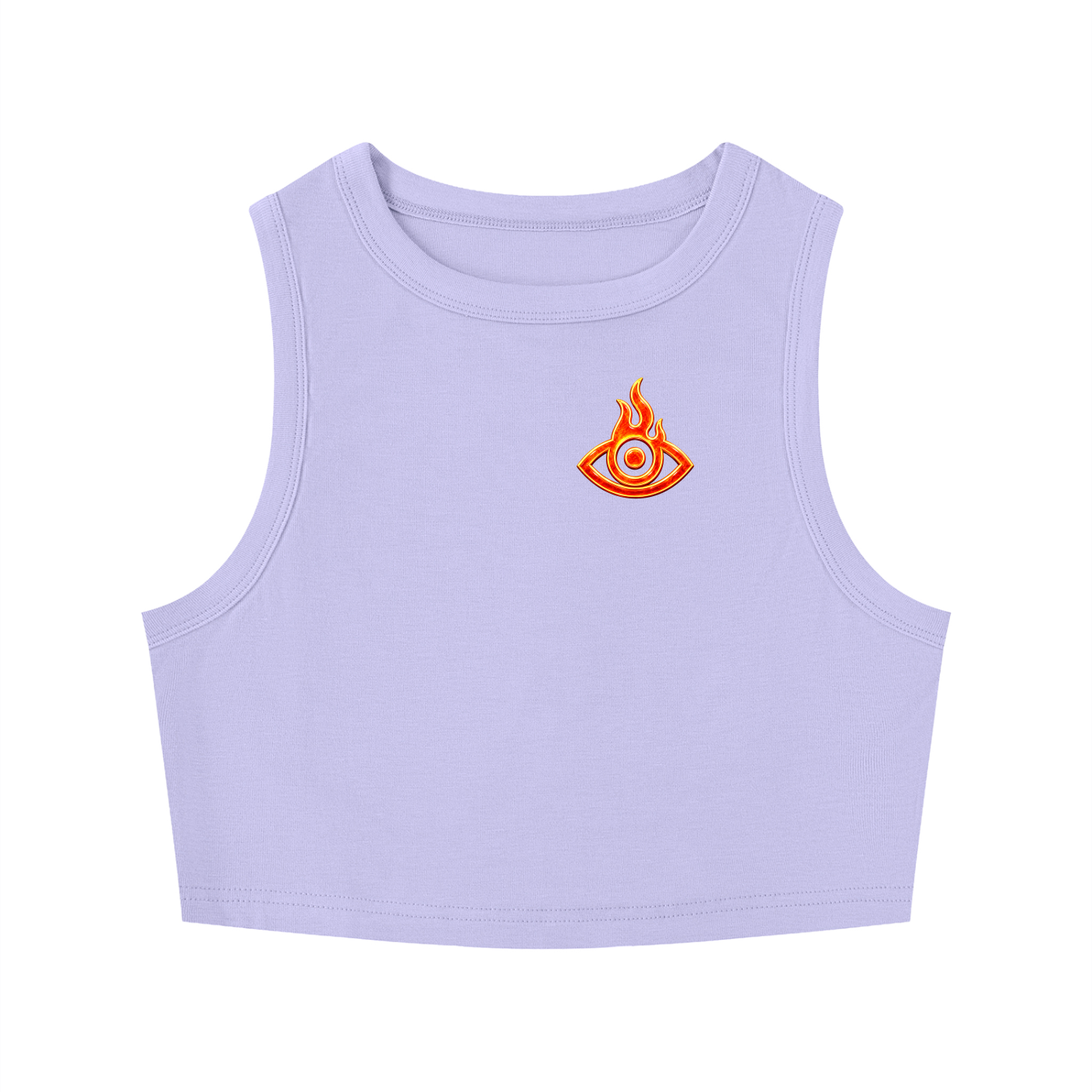 F.I.T.E Women's Tight Crewneck Crop Tank Top