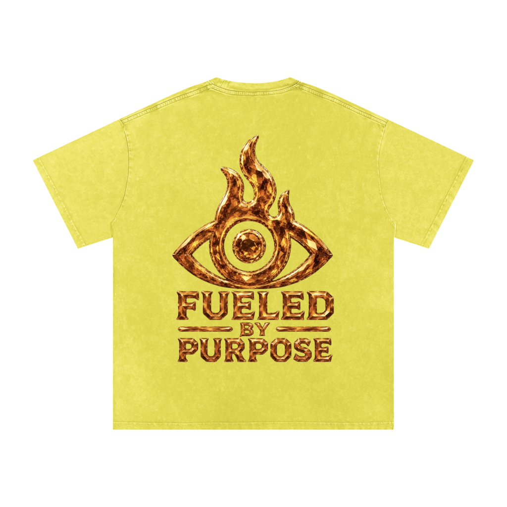 F.I.T.E Snow Washed Oversized Cotton T-Shirt(topaz)
