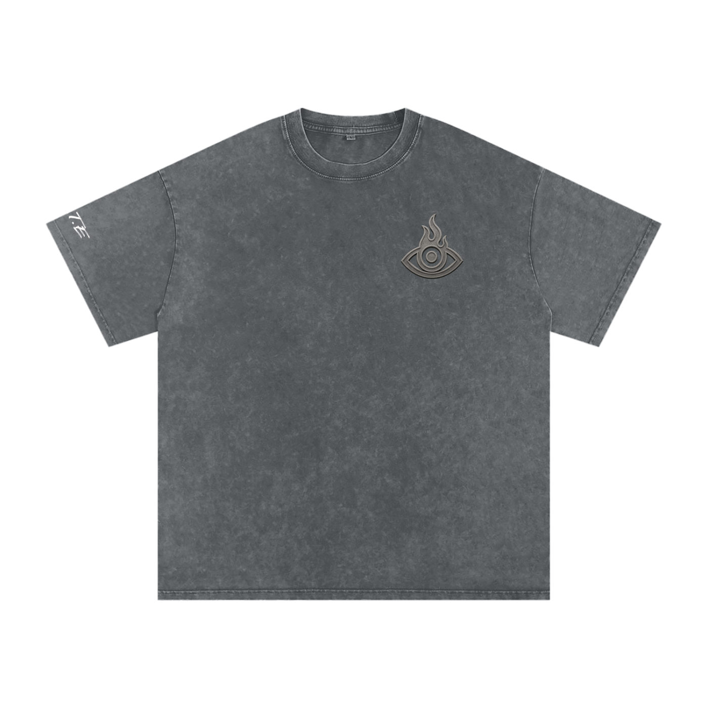 F.I.T.E Snow Washed Oversized Cotton T-Shirt(concrete)