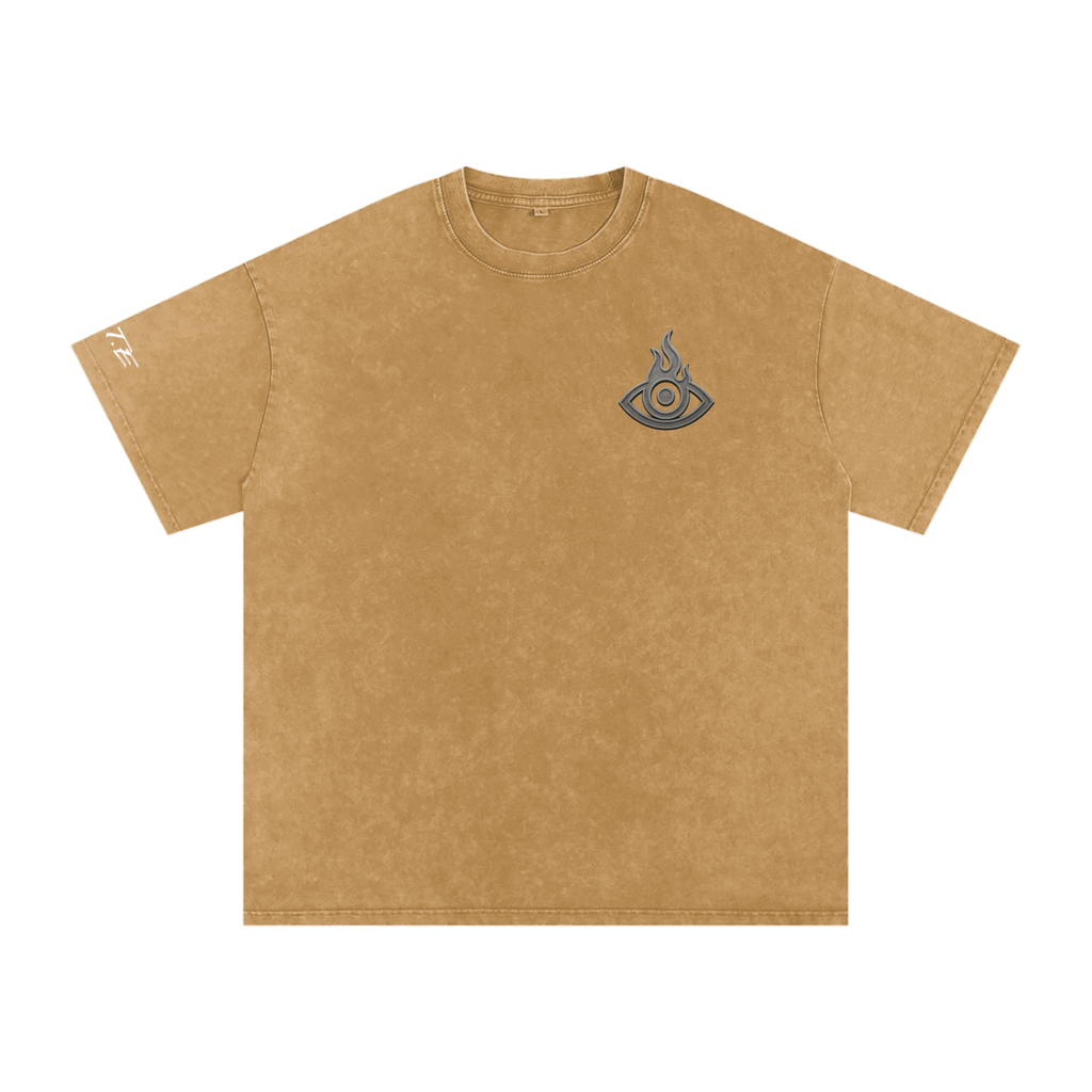 F.I.T.E Snow Washed Oversized Cotton T-Shirt(concrete)