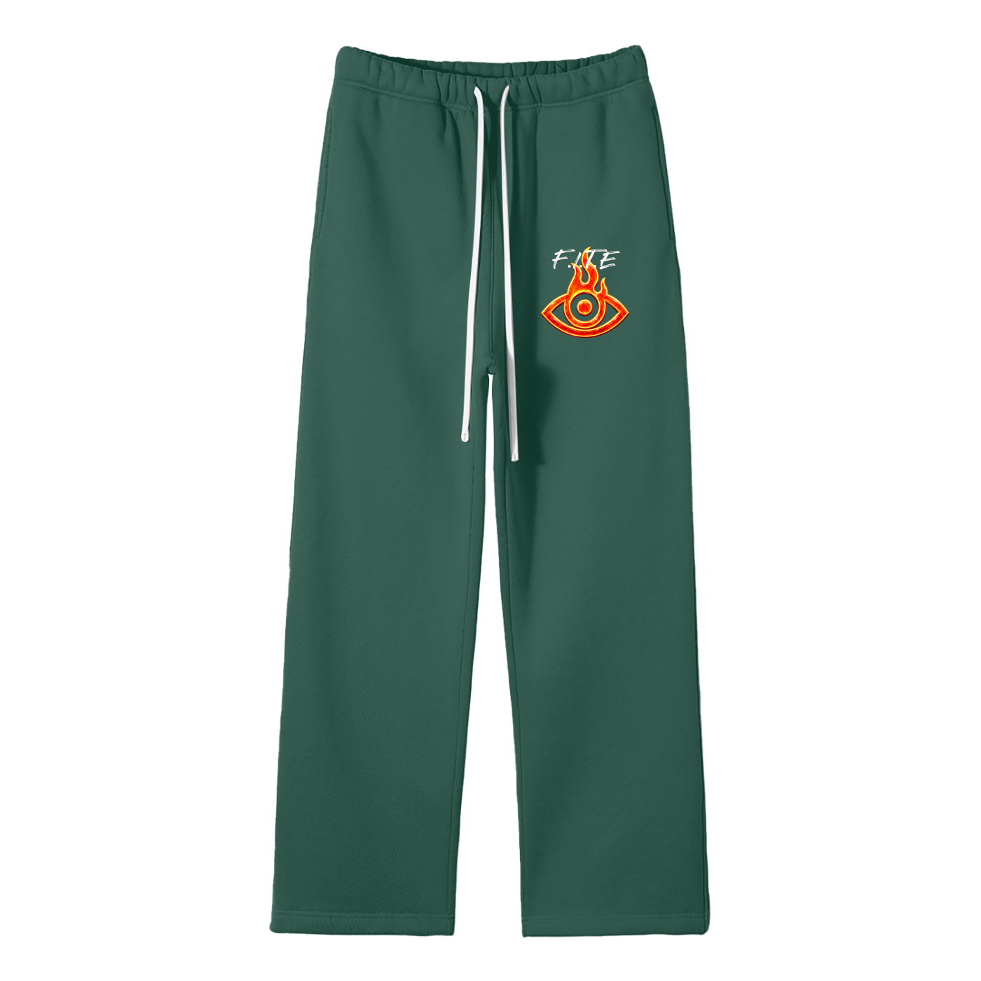 F.I.T.E Solid Color Fleece Straight Leg Pants