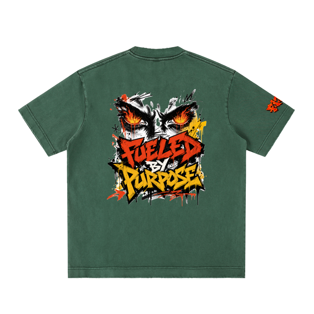 F.I.T.E Heavyweight Vintage Washed Frayed T-Shirt