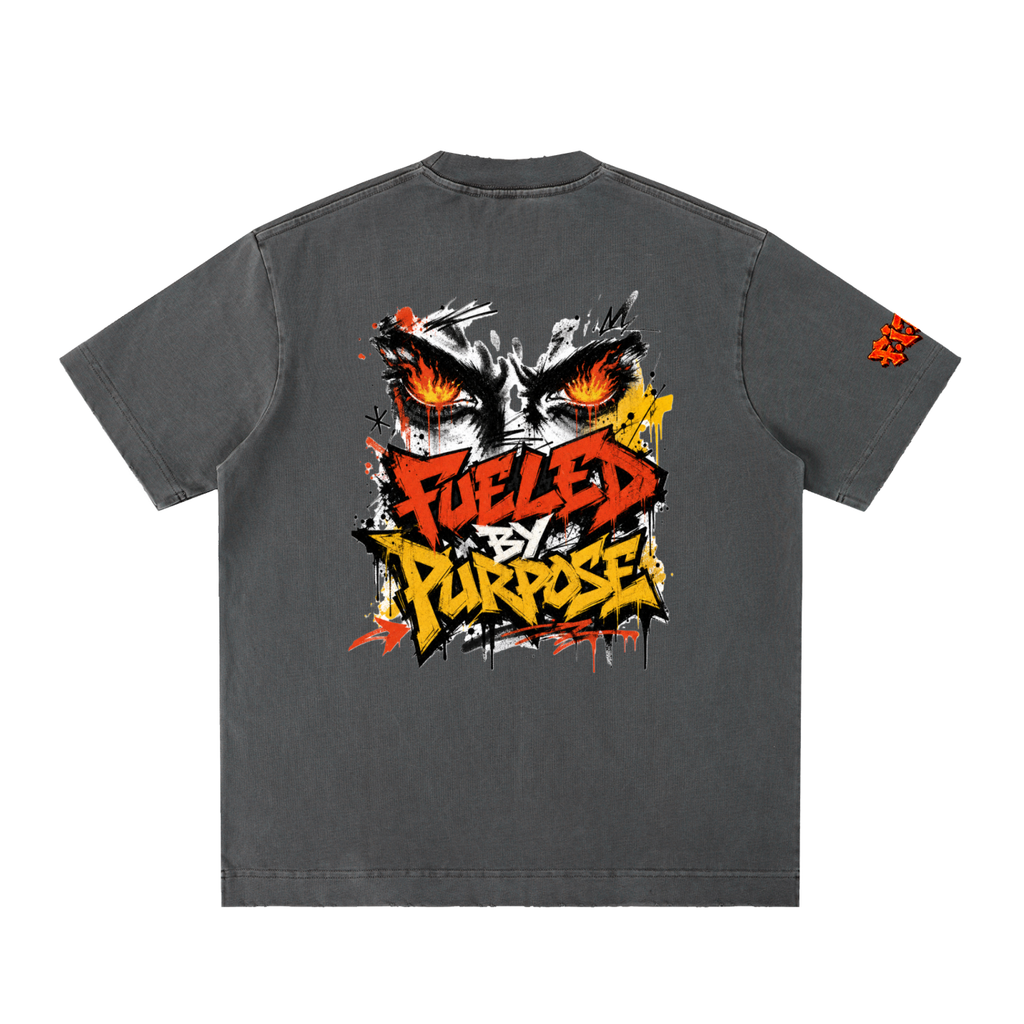 F.I.T.E Heavyweight Vintage Washed Frayed T-Shirt