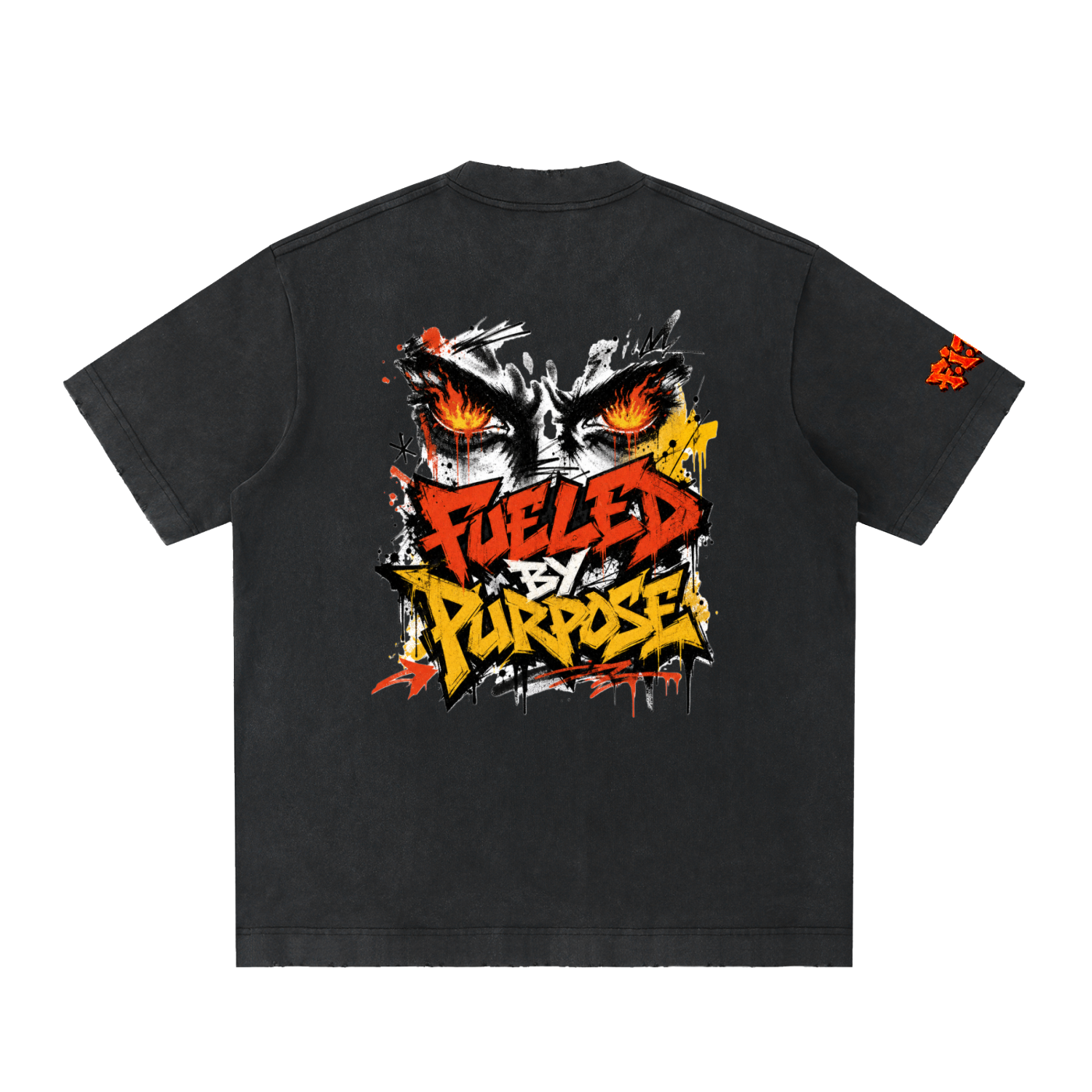 F.I.T.E Heavyweight Vintage Washed Frayed T-Shirt