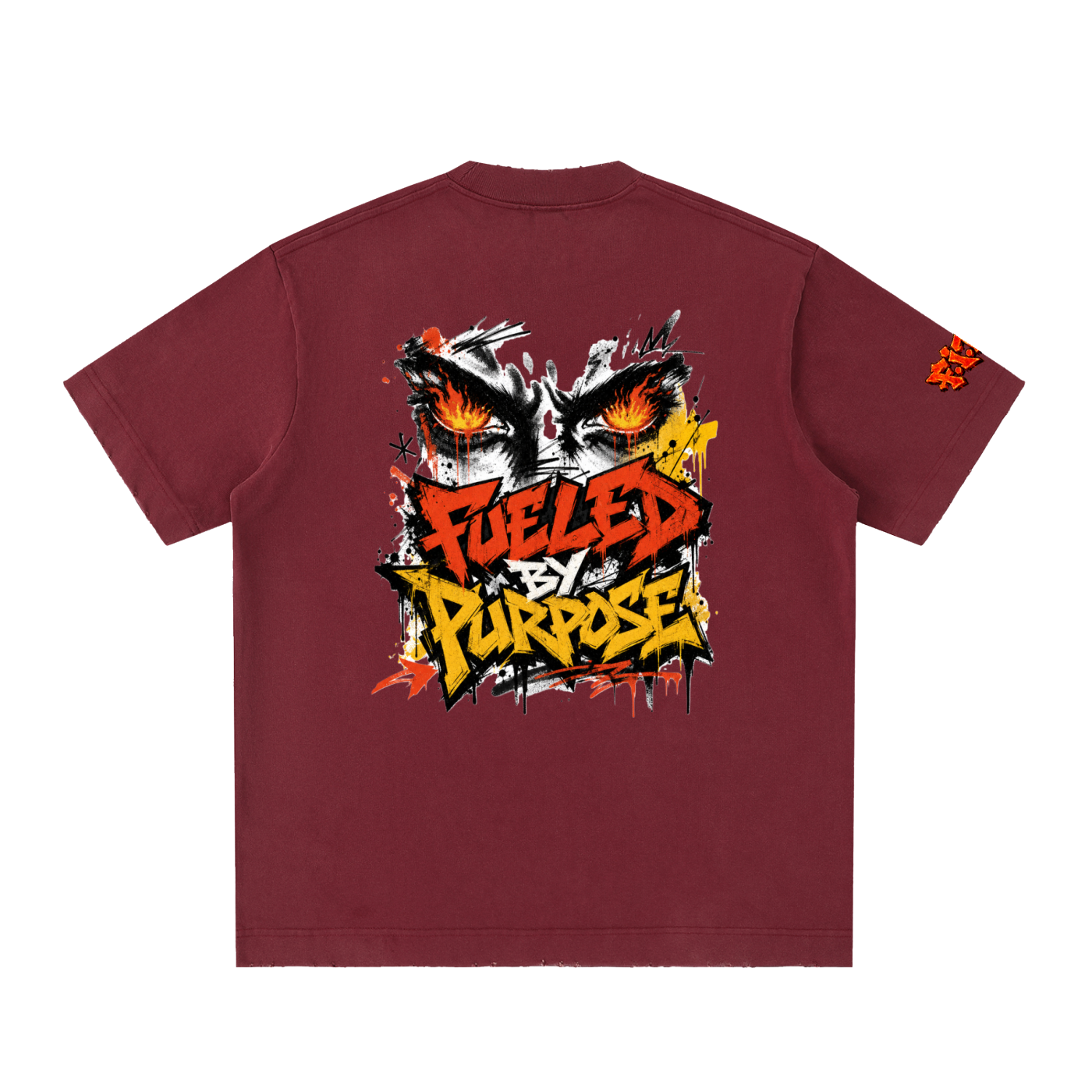 F.I.T.E Heavyweight Vintage Washed Frayed T-Shirt