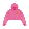 F.I.T.E Women’s Mineral Washed Crop Hoodie(topaz)