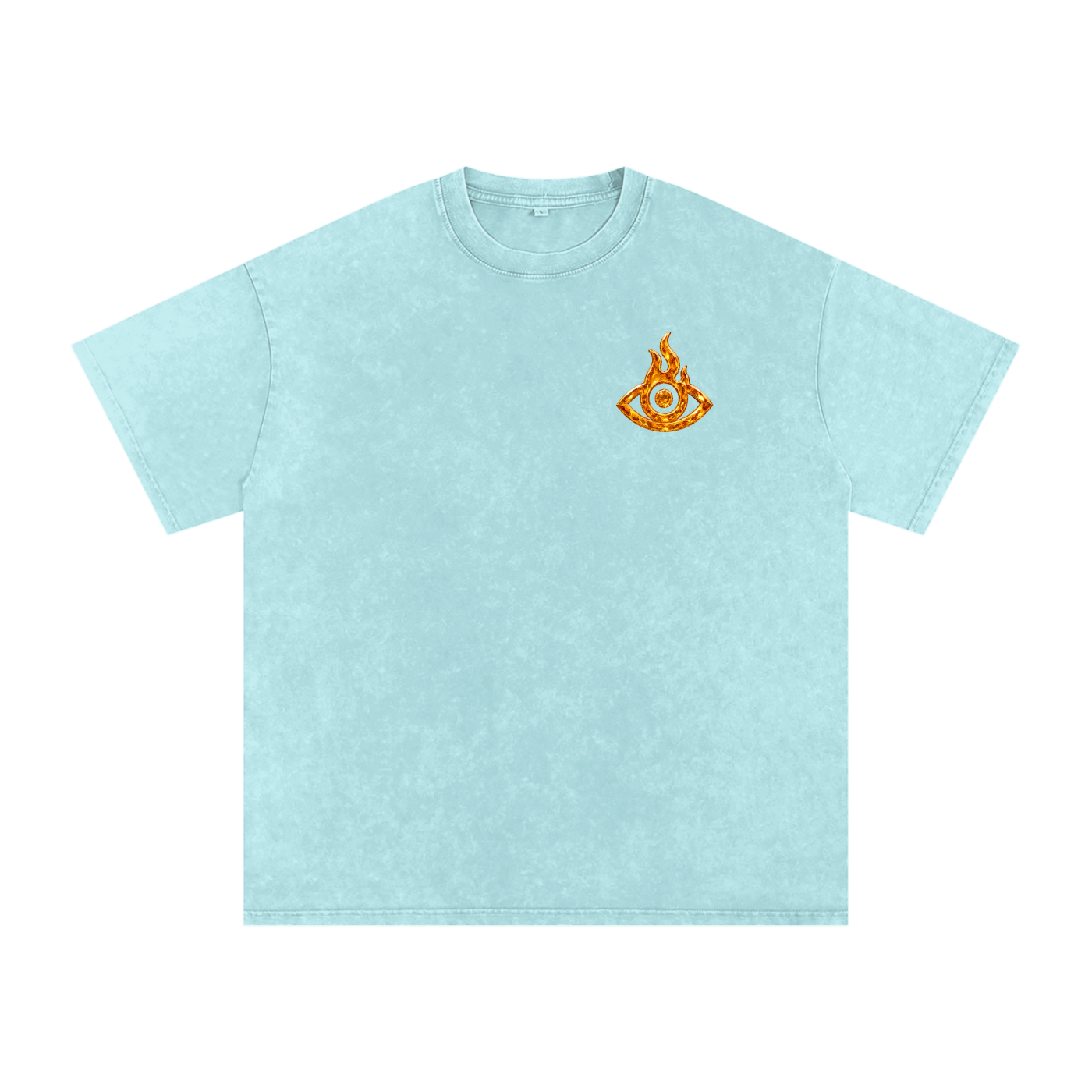 F.I.T.E Snow Washed Oversized Cotton T-Shirt(topaz)