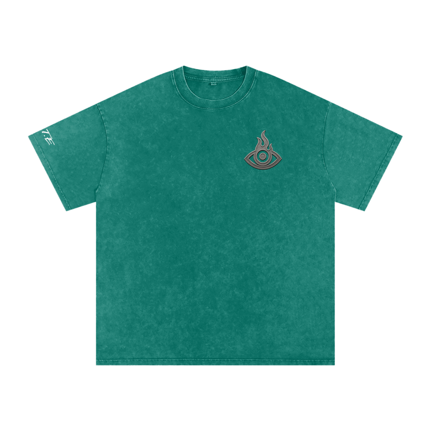 F.I.T.E Snow Washed Oversized Cotton T-Shirt(concrete)