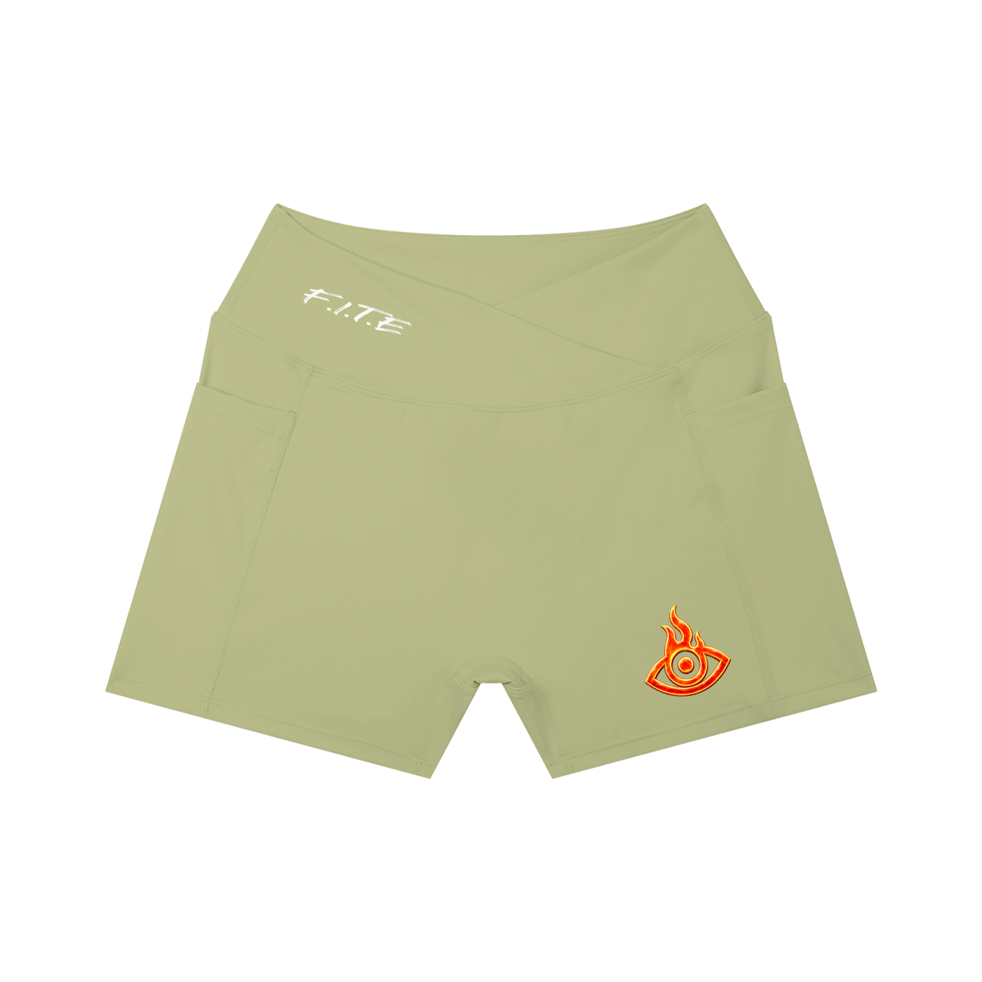 F.I.T.E Women’s High Rise Pocket Yoga Shorts