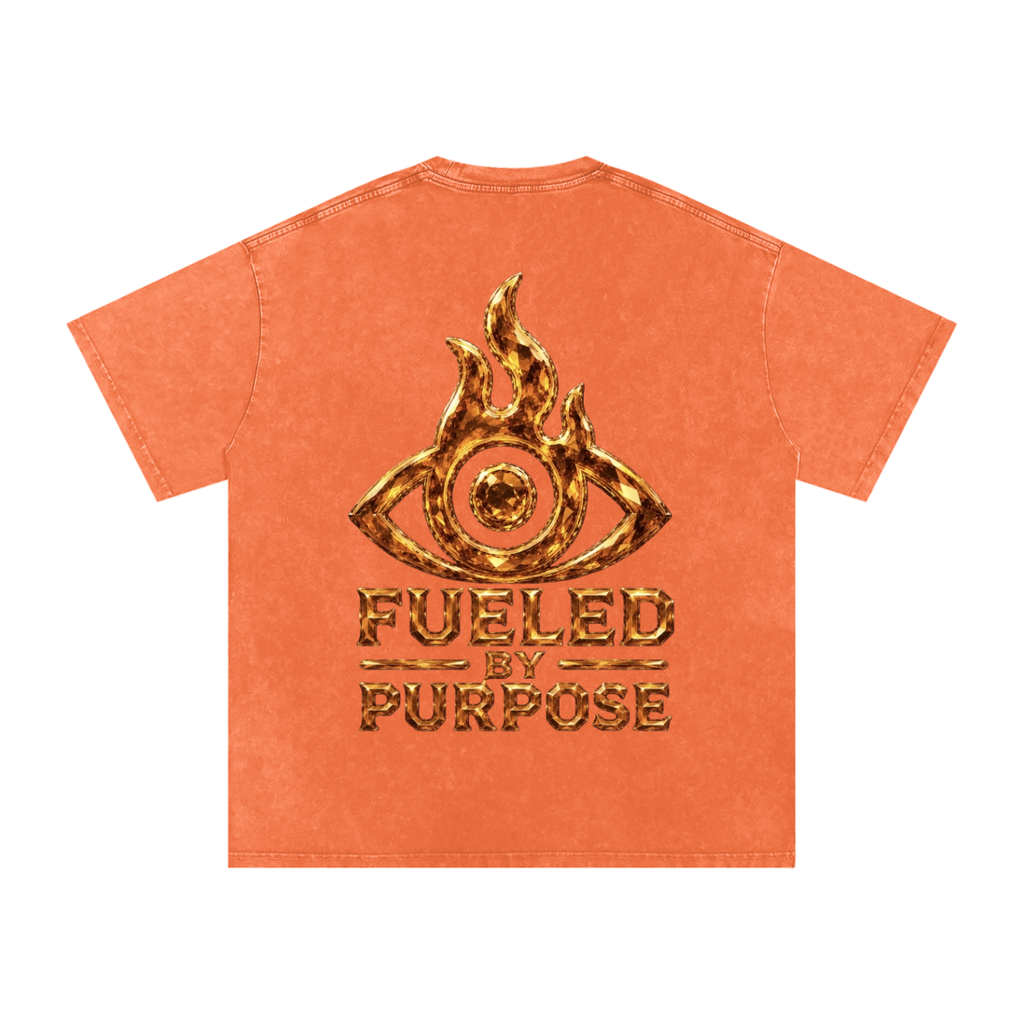 F.I.T.E Snow Washed Oversized Cotton T-Shirt(topaz)