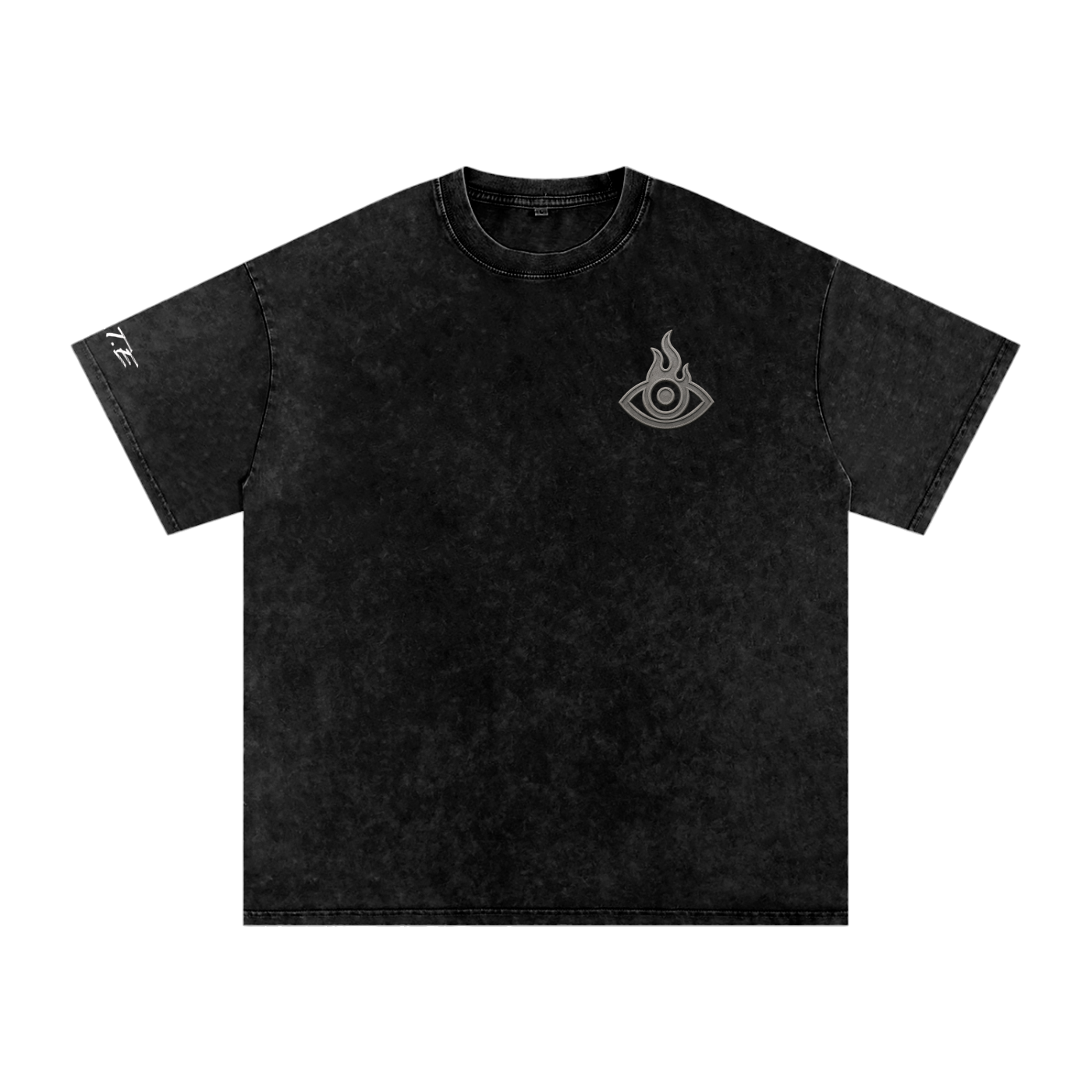 F.I.T.E Snow Washed Oversized Cotton T-Shirt(concrete)