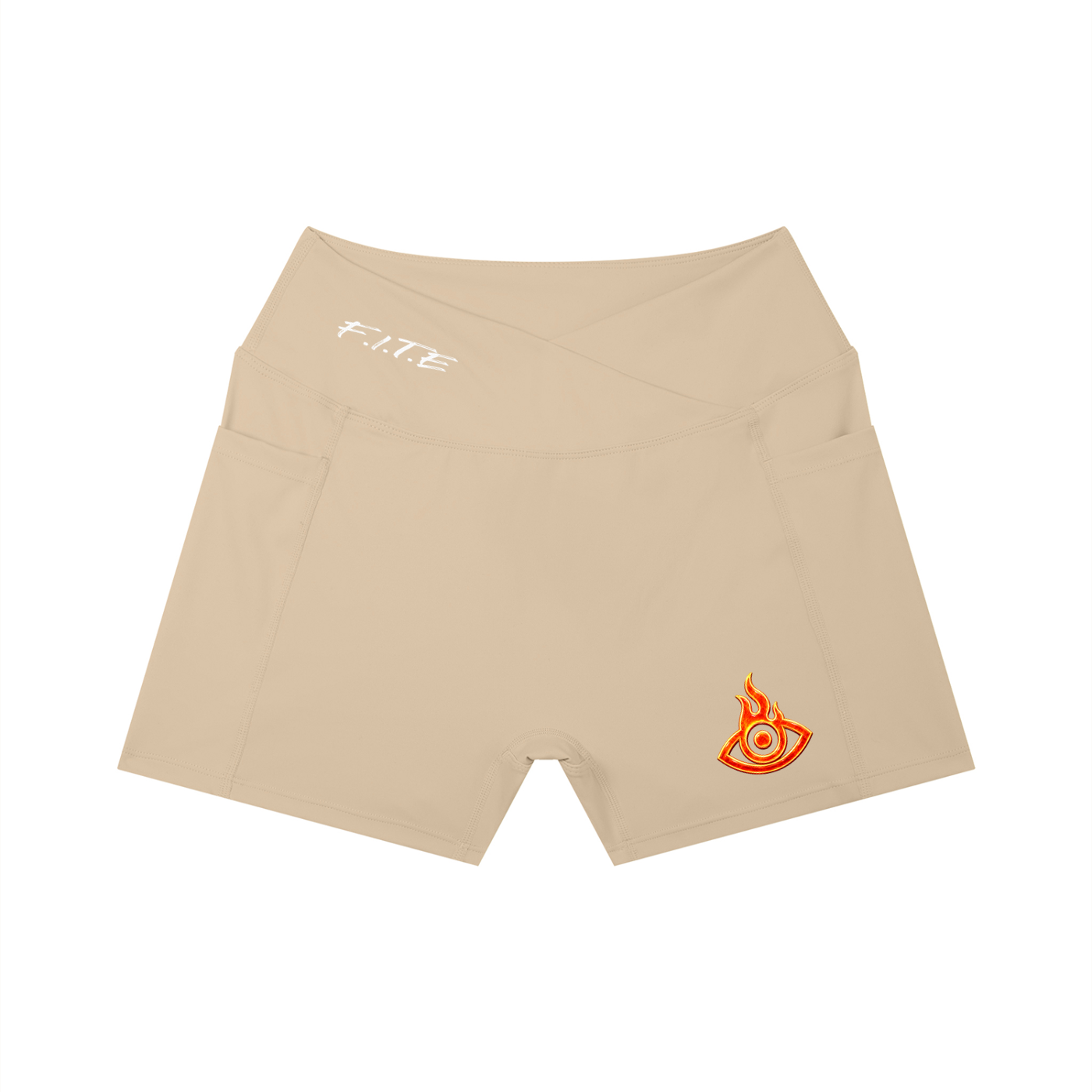 F.I.T.E Women’s High Rise Pocket Yoga Shorts