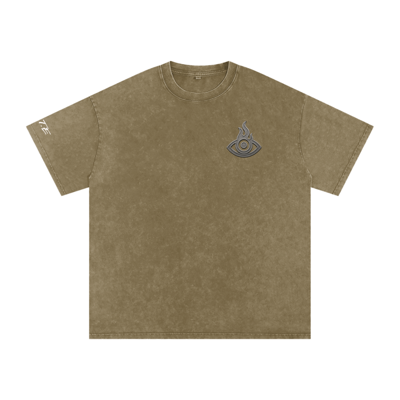 F.I.T.E Snow Washed Oversized Cotton T-Shirt(concrete)