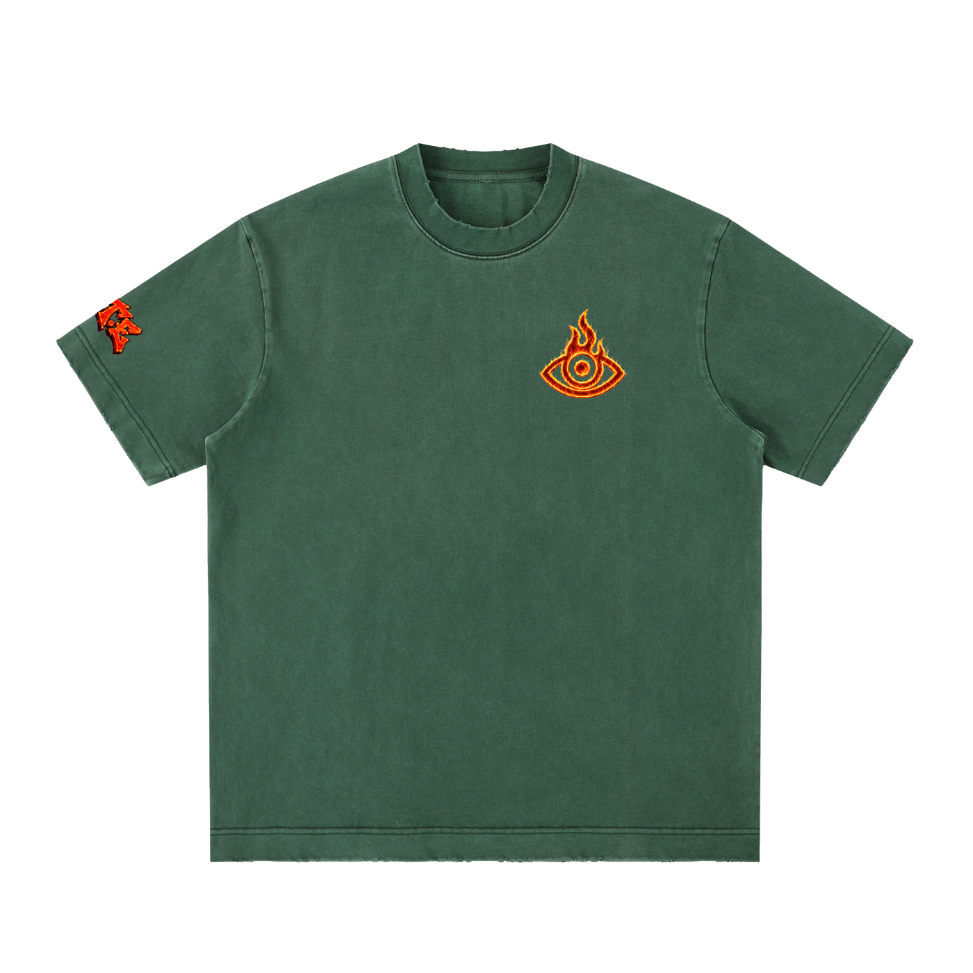 F.I.T.E Heavyweight Vintage Washed Frayed T-Shirt