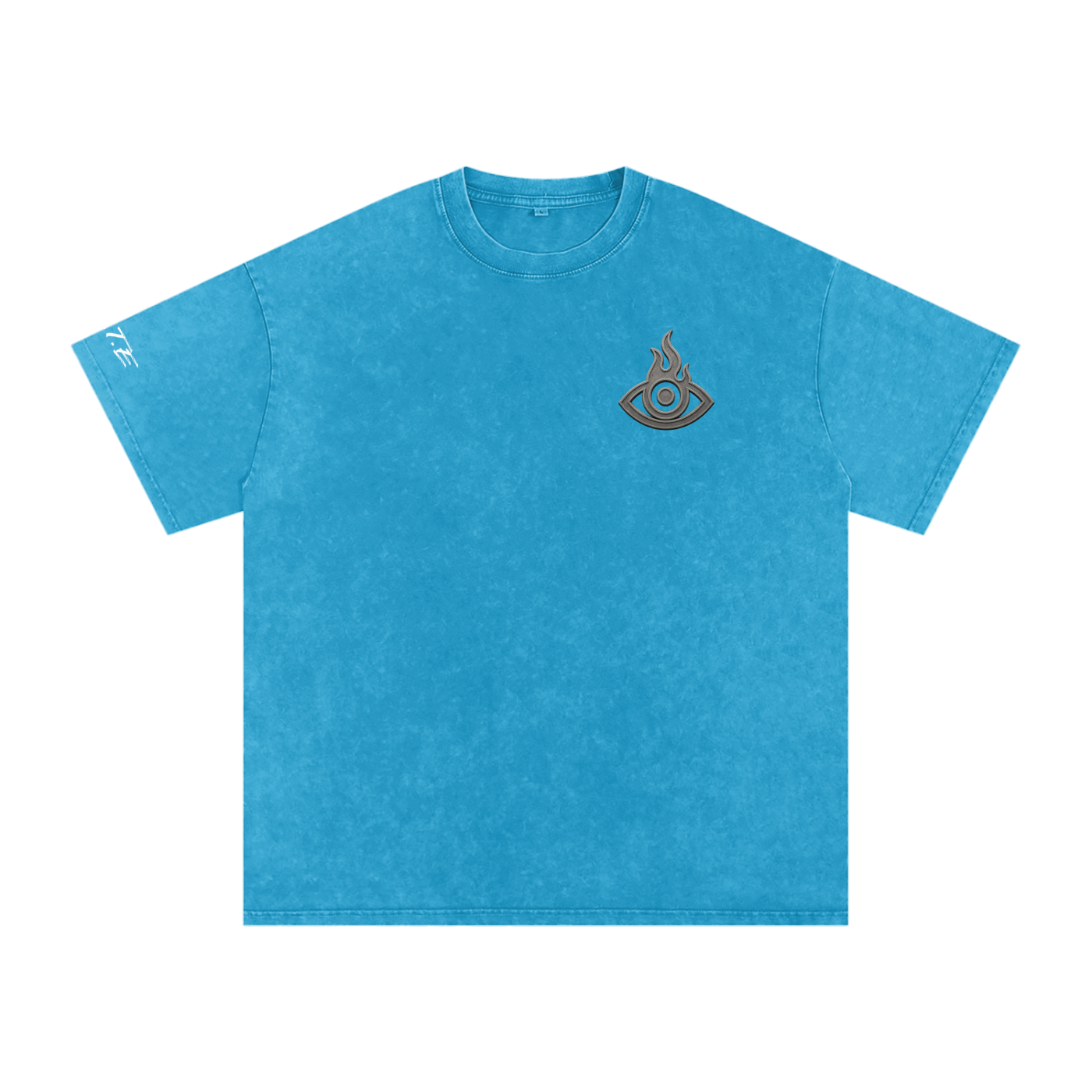 F.I.T.E Snow Washed Oversized Cotton T-Shirt(concrete)