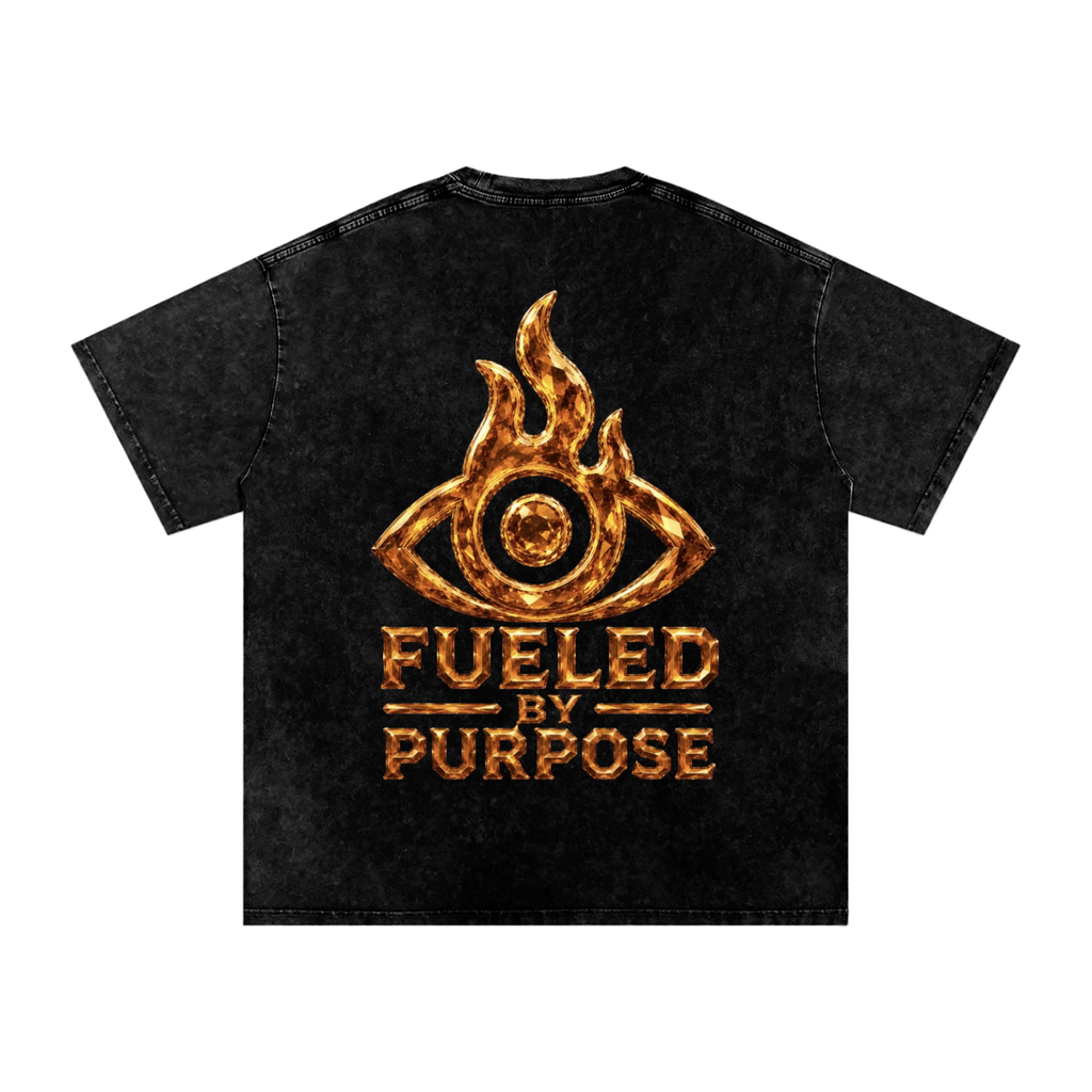 F.I.T.E Snow Washed Oversized Cotton T-Shirt(topaz)