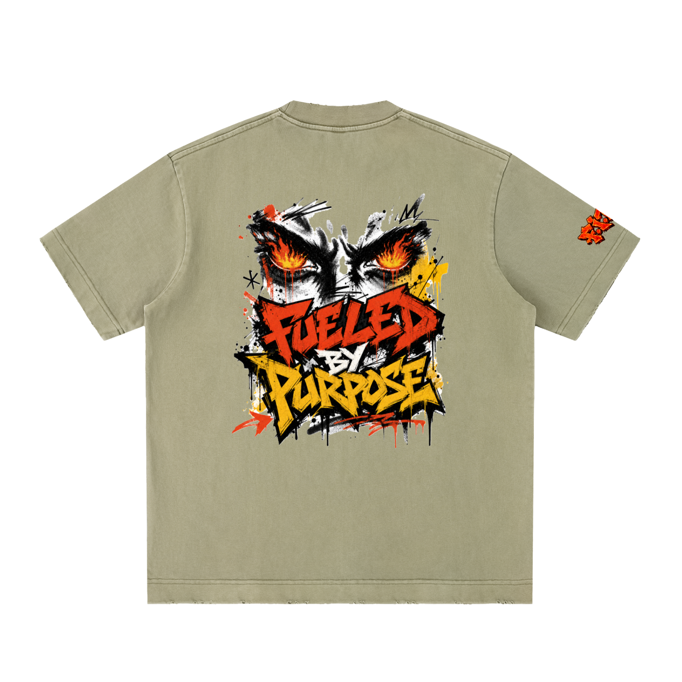 F.I.T.E Heavyweight Vintage Washed Frayed T-Shirt