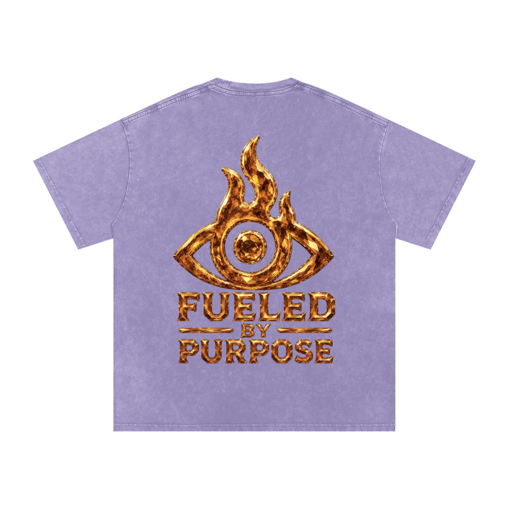 F.I.T.E Snow Washed Oversized Cotton T-Shirt(topaz)