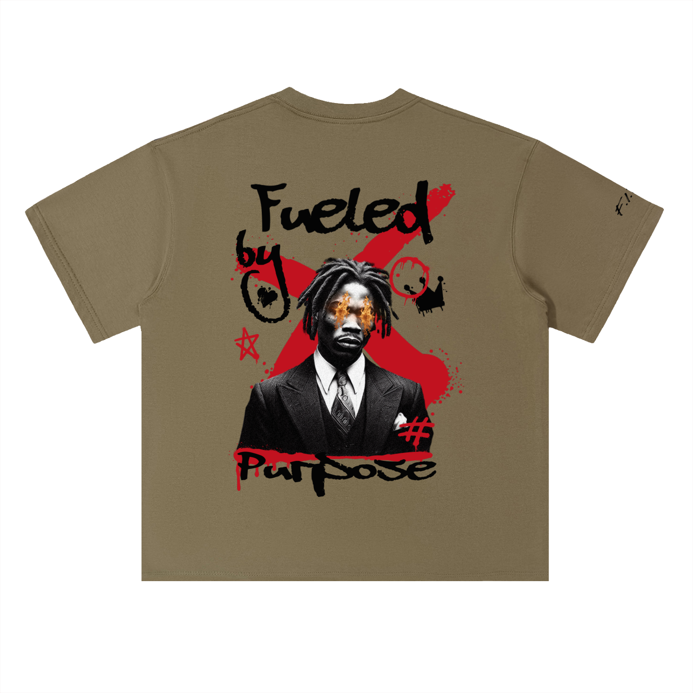 F.I.T.E Heavyweight Drop Shoulder Cotton T-Shirt