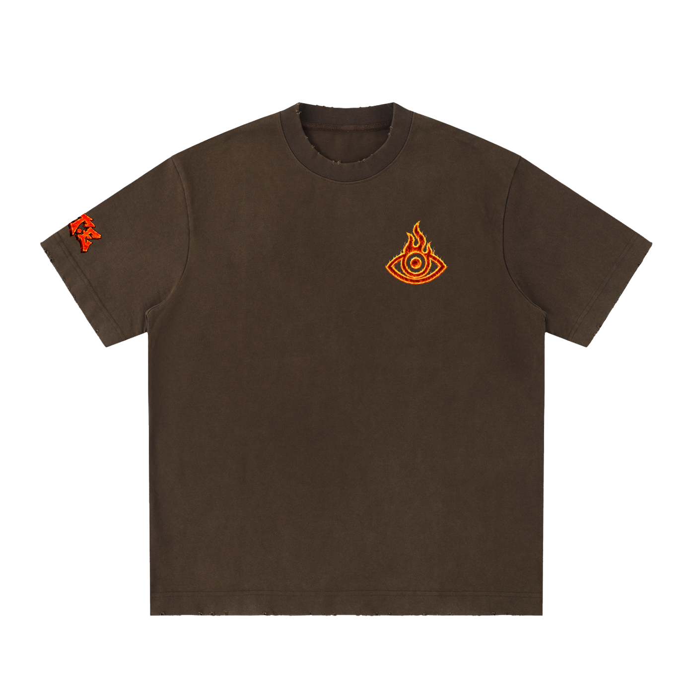 F.I.T.E Heavyweight Vintage Washed Frayed T-Shirt