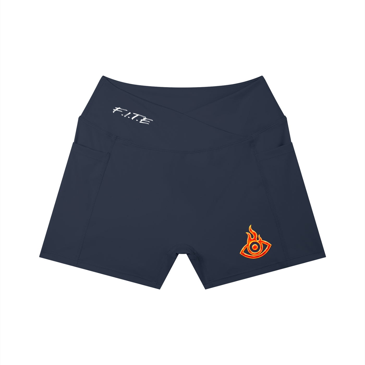 F.I.T.E Women’s High Rise Pocket Yoga Shorts