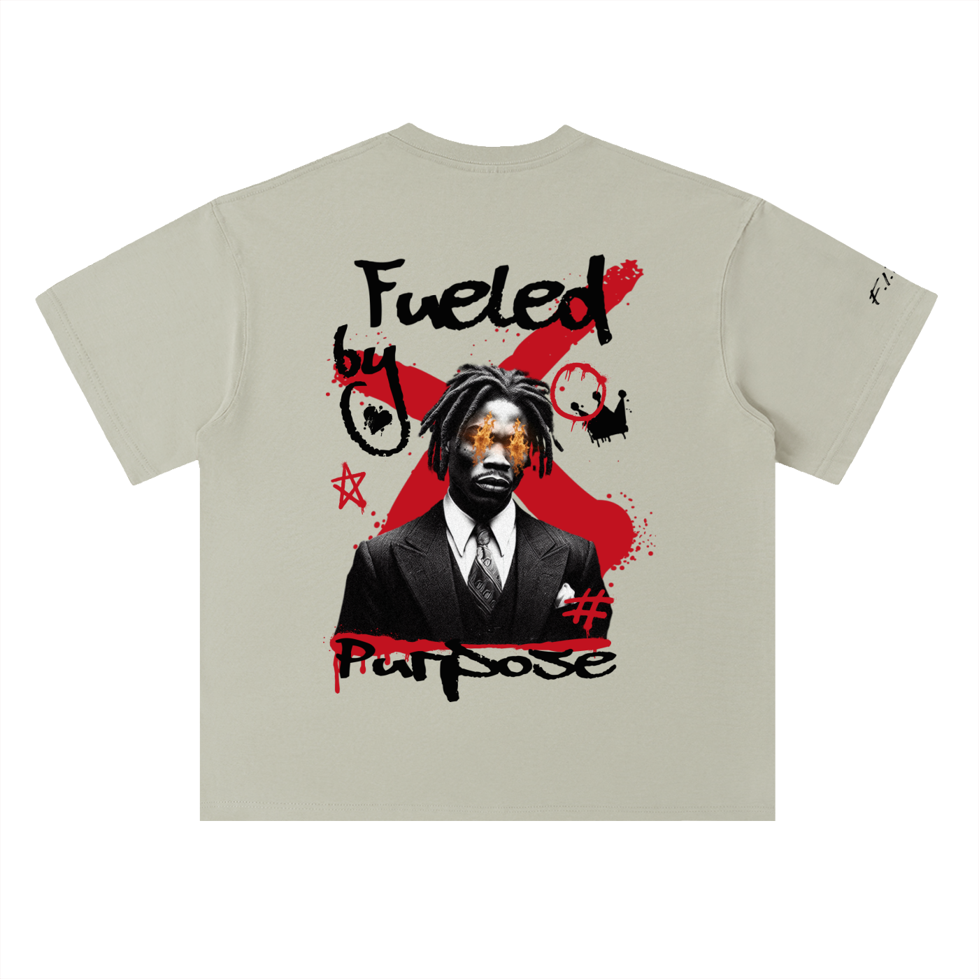 F.I.T.E Heavyweight Drop Shoulder Cotton T-Shirt