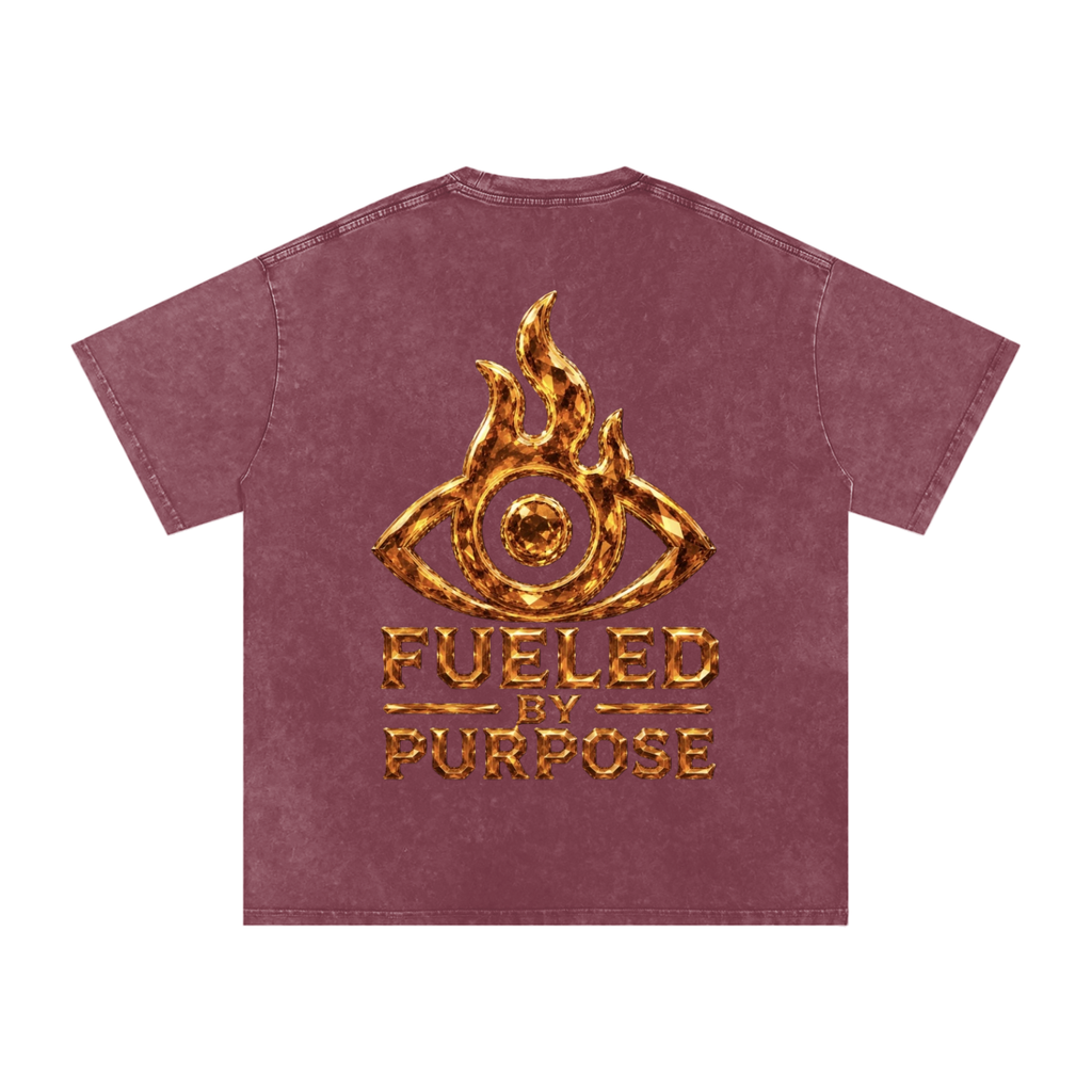 F.I.T.E Snow Washed Oversized Cotton T-Shirt(topaz)