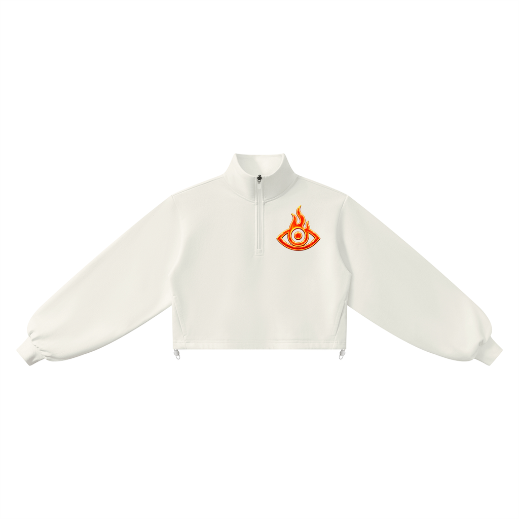 F.I.T.E Women’s Mock-Neck Quarter-Zip Sweatshirt
