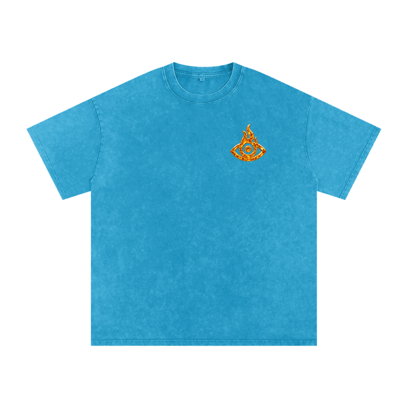 F.I.T.E Snow Washed Oversized Cotton T-Shirt(topaz)