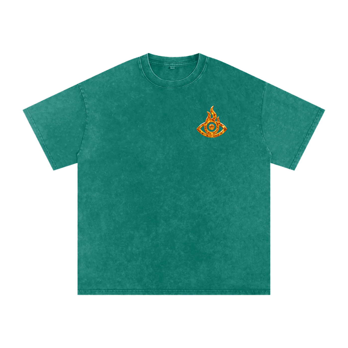 F.I.T.E Snow Washed Oversized Cotton T-Shirt(topaz)