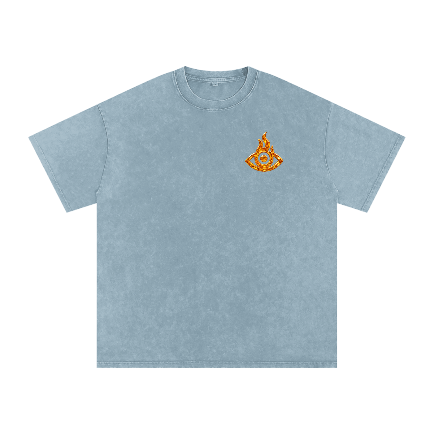 F.I.T.E Snow Washed Oversized Cotton T-Shirt(topaz)