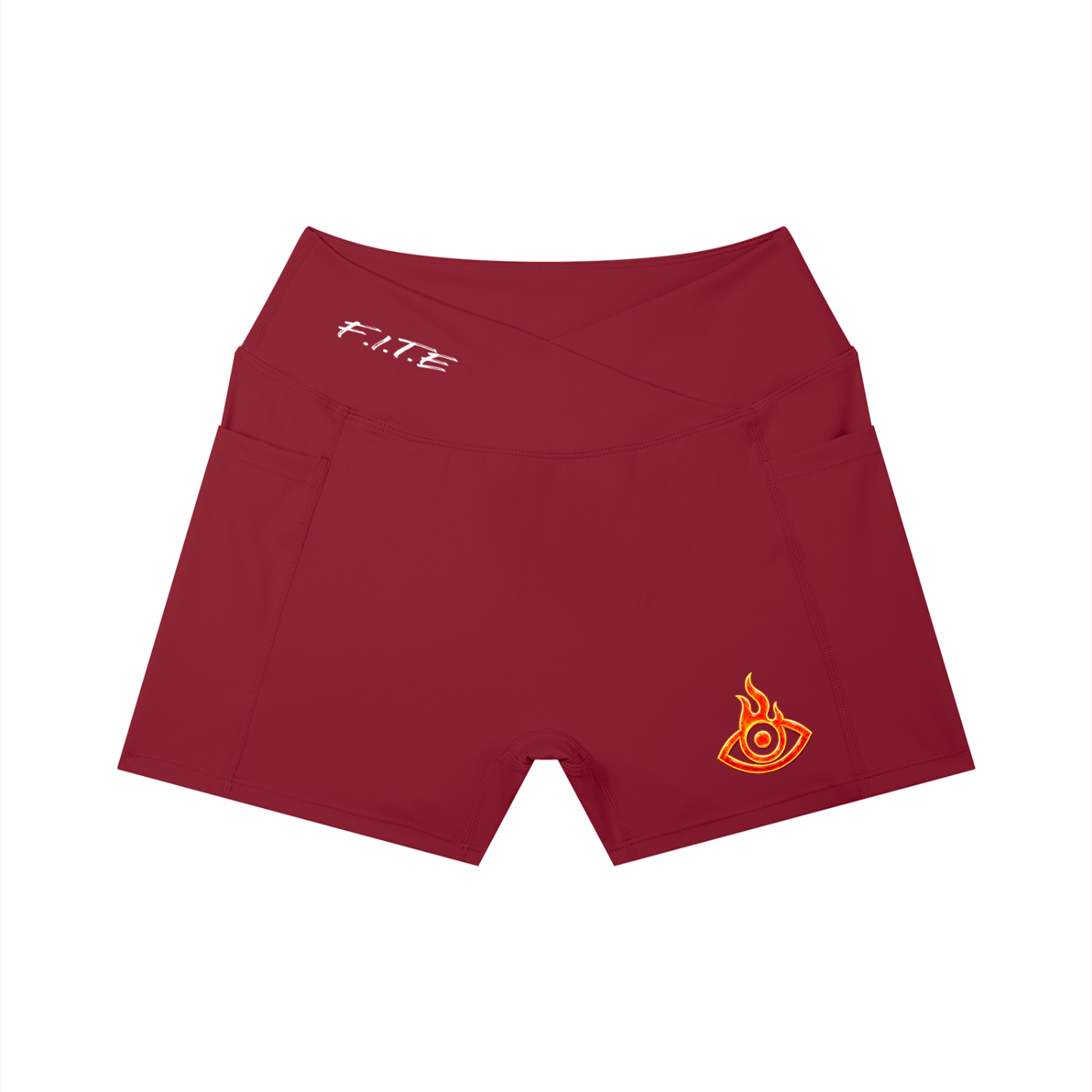 F.I.T.E Women’s High Rise Pocket Yoga Shorts