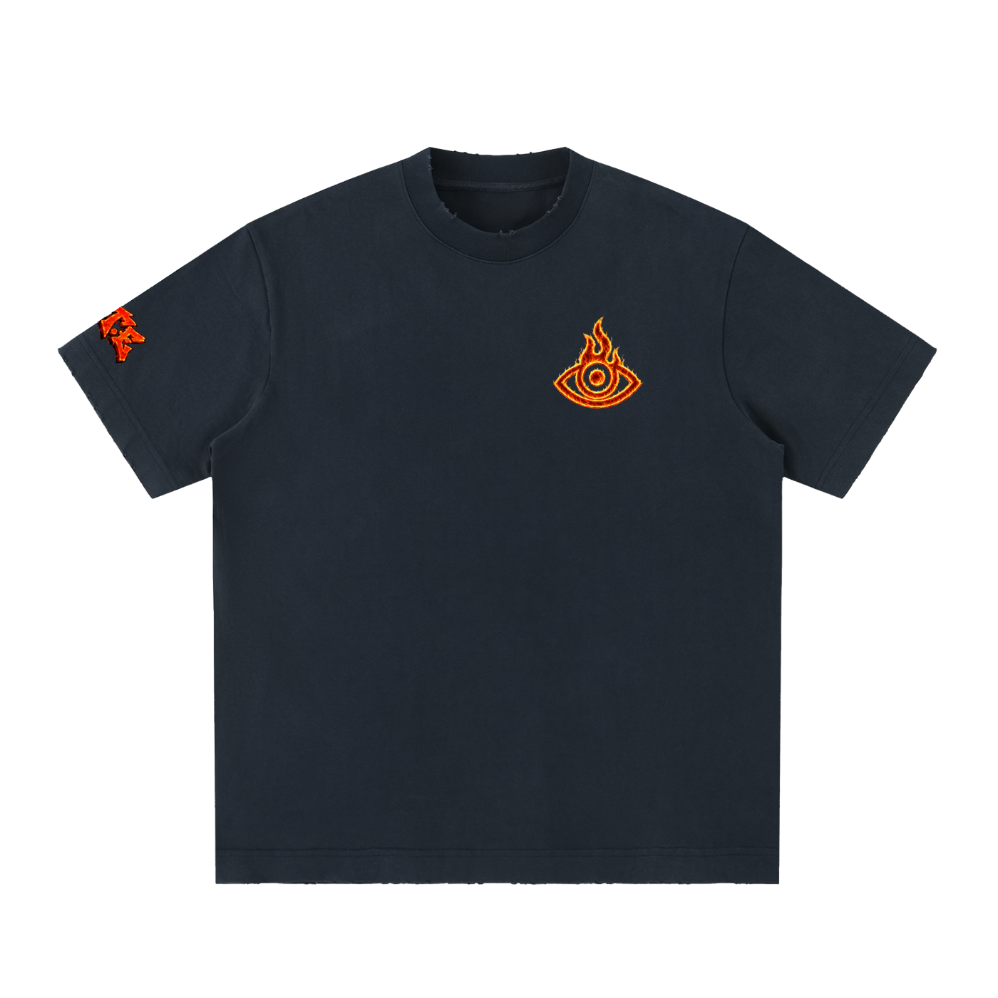 F.I.T.E Heavyweight Vintage Washed Frayed T-Shirt