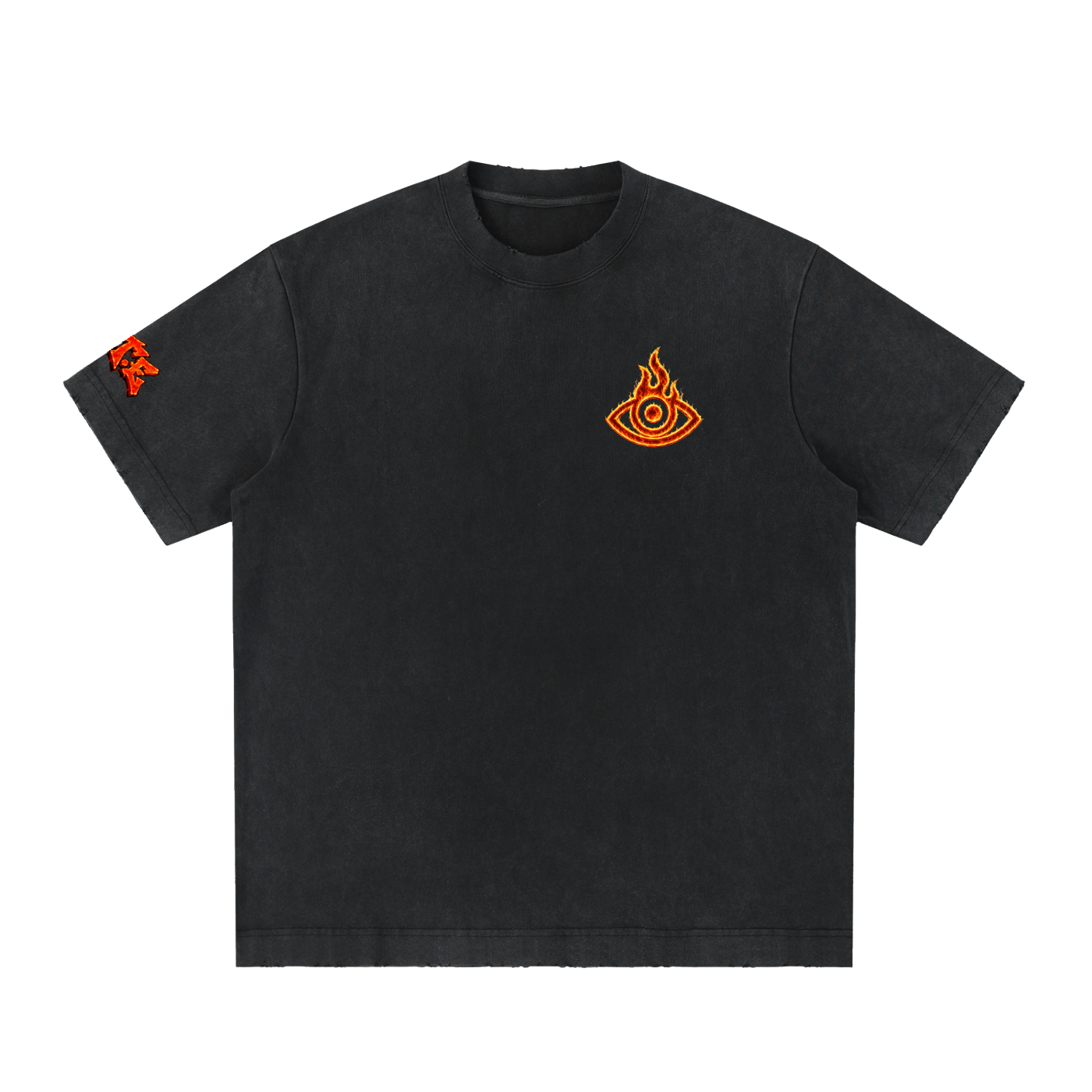 F.I.T.E Heavyweight Vintage Washed Frayed T-Shirt