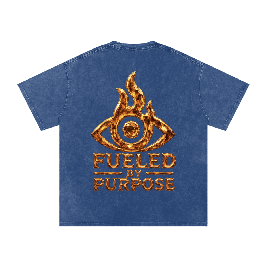 F.I.T.E Snow Washed Oversized Cotton T-Shirt(topaz)