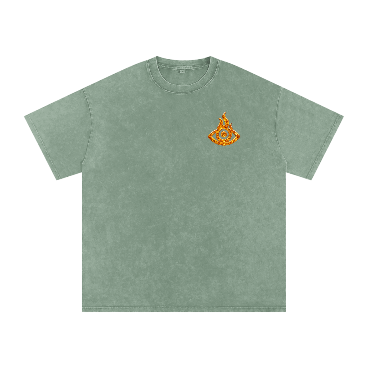 F.I.T.E Snow Washed Oversized Cotton T-Shirt(topaz)