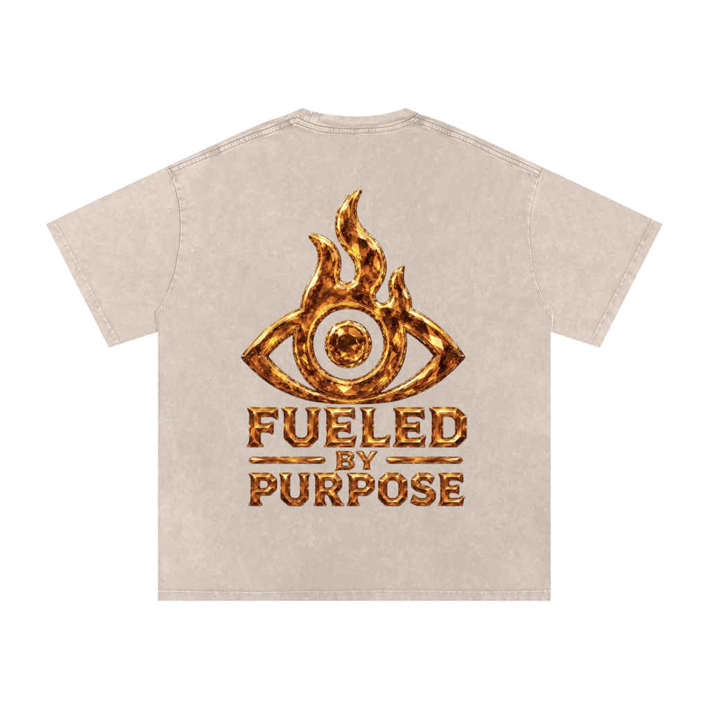 F.I.T.E Snow Washed Oversized Cotton T-Shirt(topaz)