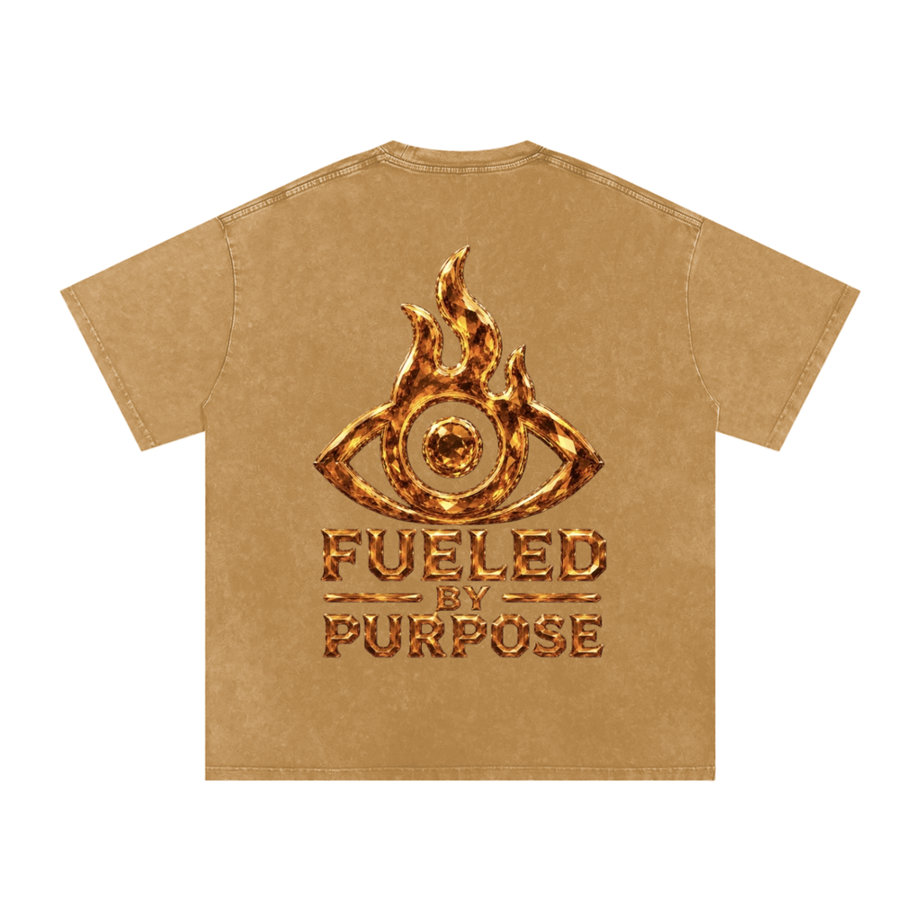 F.I.T.E Snow Washed Oversized Cotton T-Shirt(topaz)