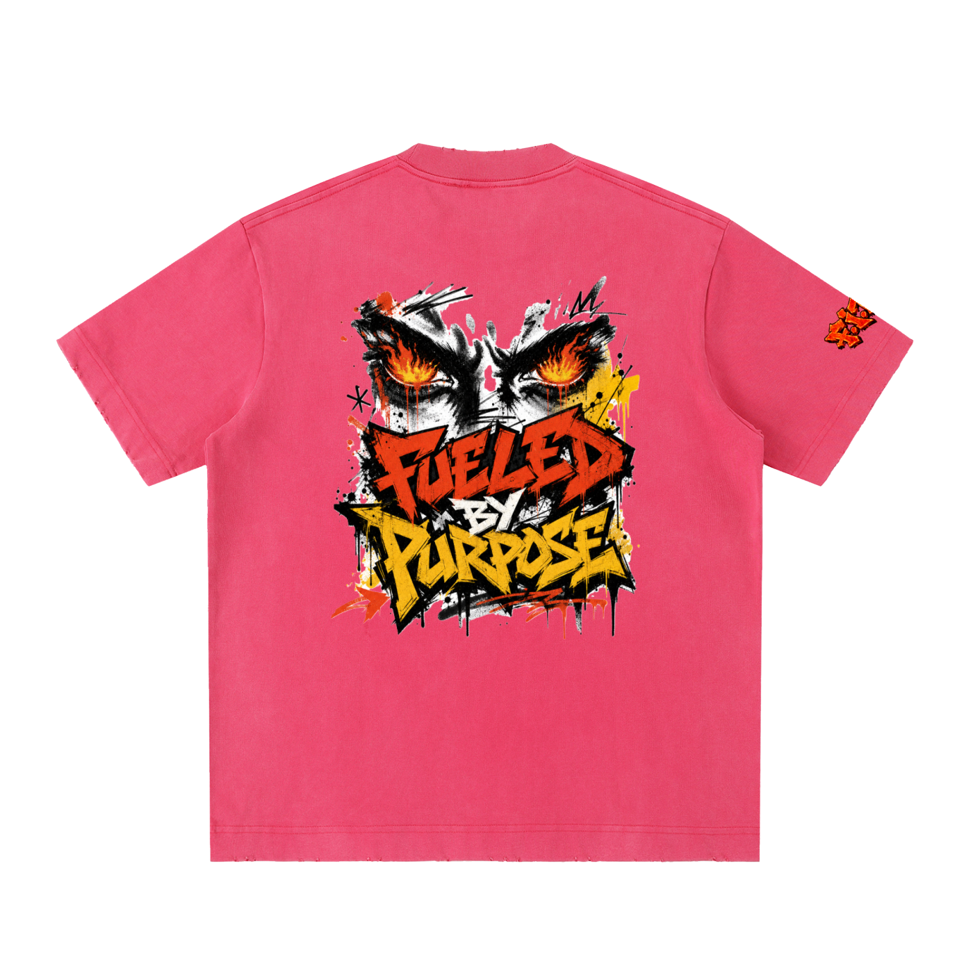 F.I.T.E Heavyweight Vintage Washed Frayed T-Shirt