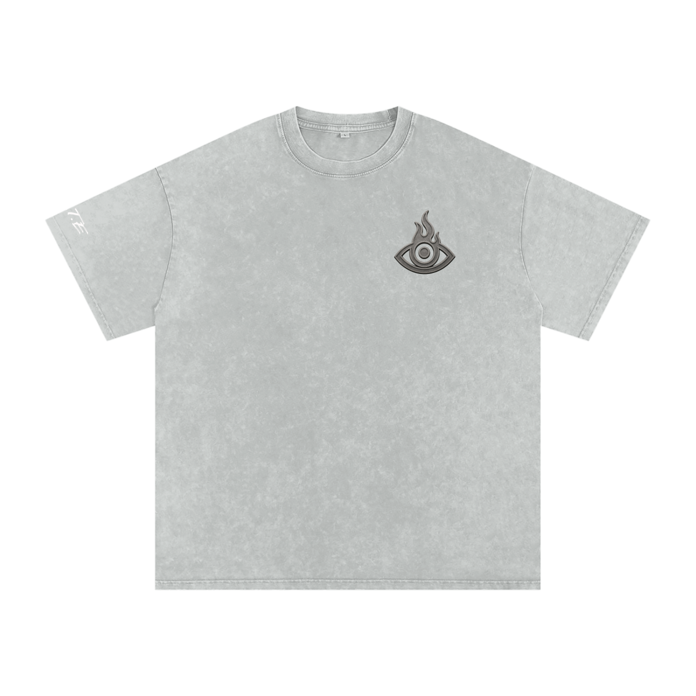F.I.T.E Snow Washed Oversized Cotton T-Shirt(concrete)