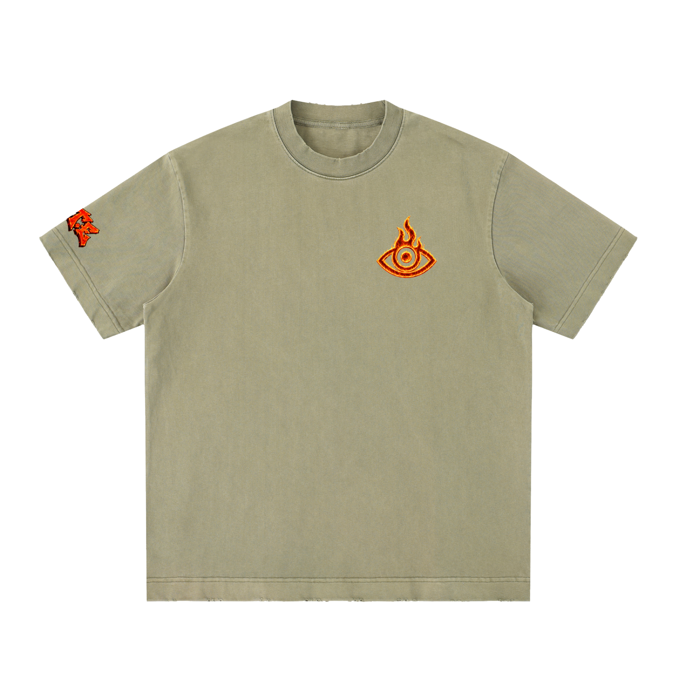 F.I.T.E Heavyweight Vintage Washed Frayed T-Shirt