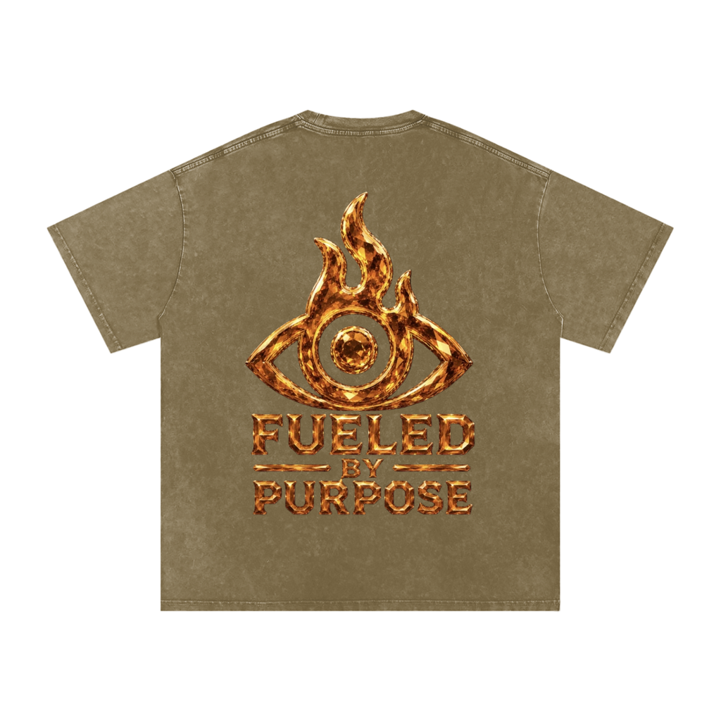F.I.T.E Snow Washed Oversized Cotton T-Shirt(topaz)