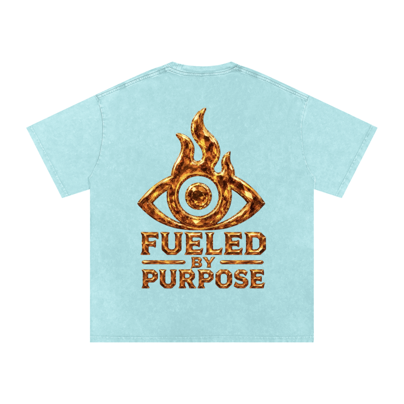 F.I.T.E Snow Washed Oversized Cotton T-Shirt(topaz)