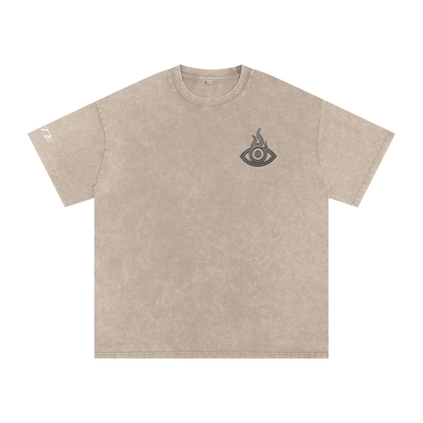 F.I.T.E Snow Washed Oversized Cotton T-Shirt(concrete)